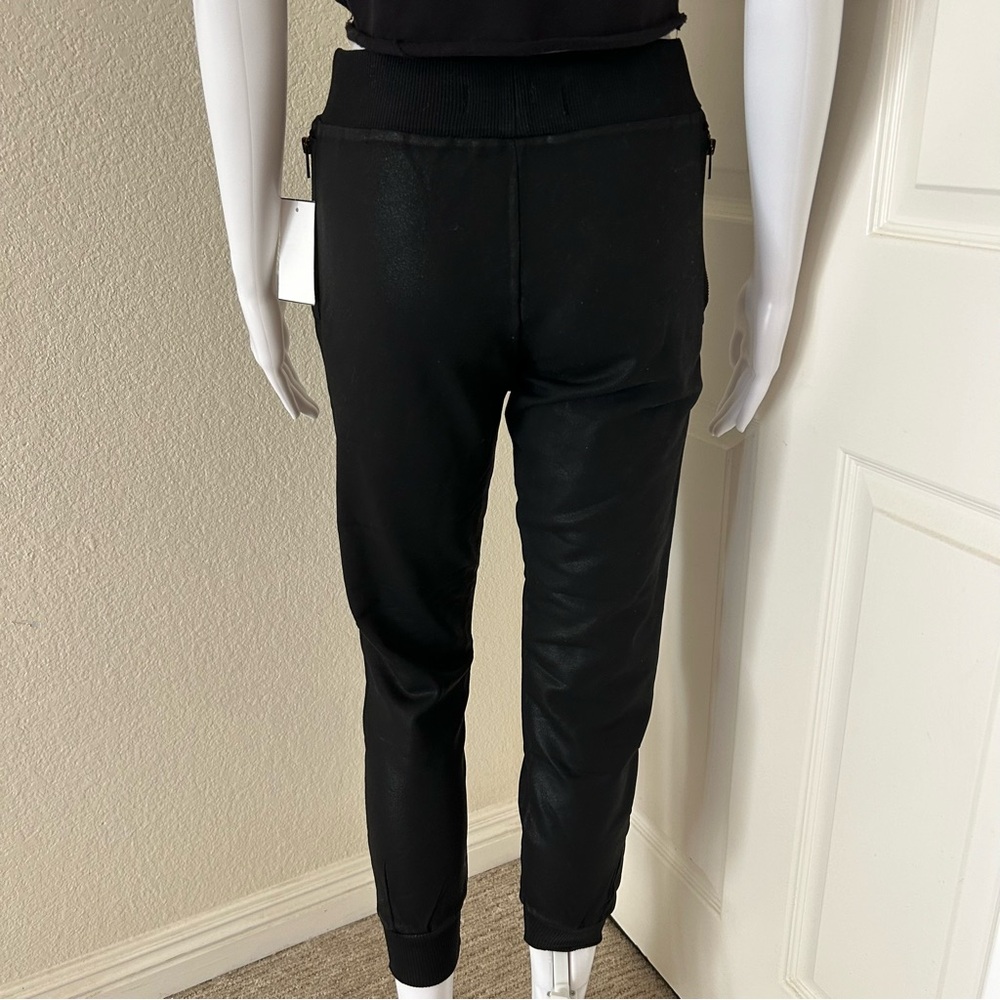 Revolve - Benjamin Jay Raven Wax Coated Jogger pants iBlack Wax- size XS - Picture 4 of 11